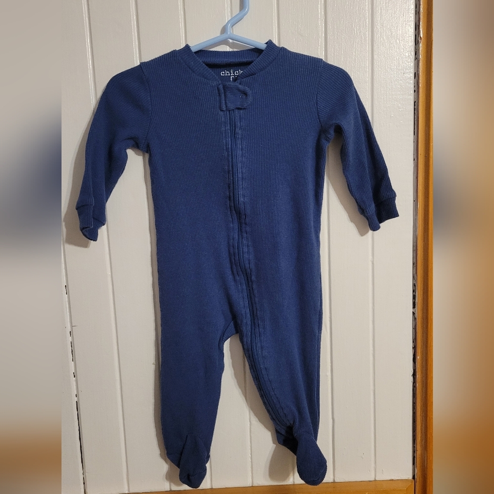 Navy Blue Footed Pajamas